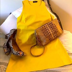 KATE SPADE Saturday Yellow Dress Cotton Size 6